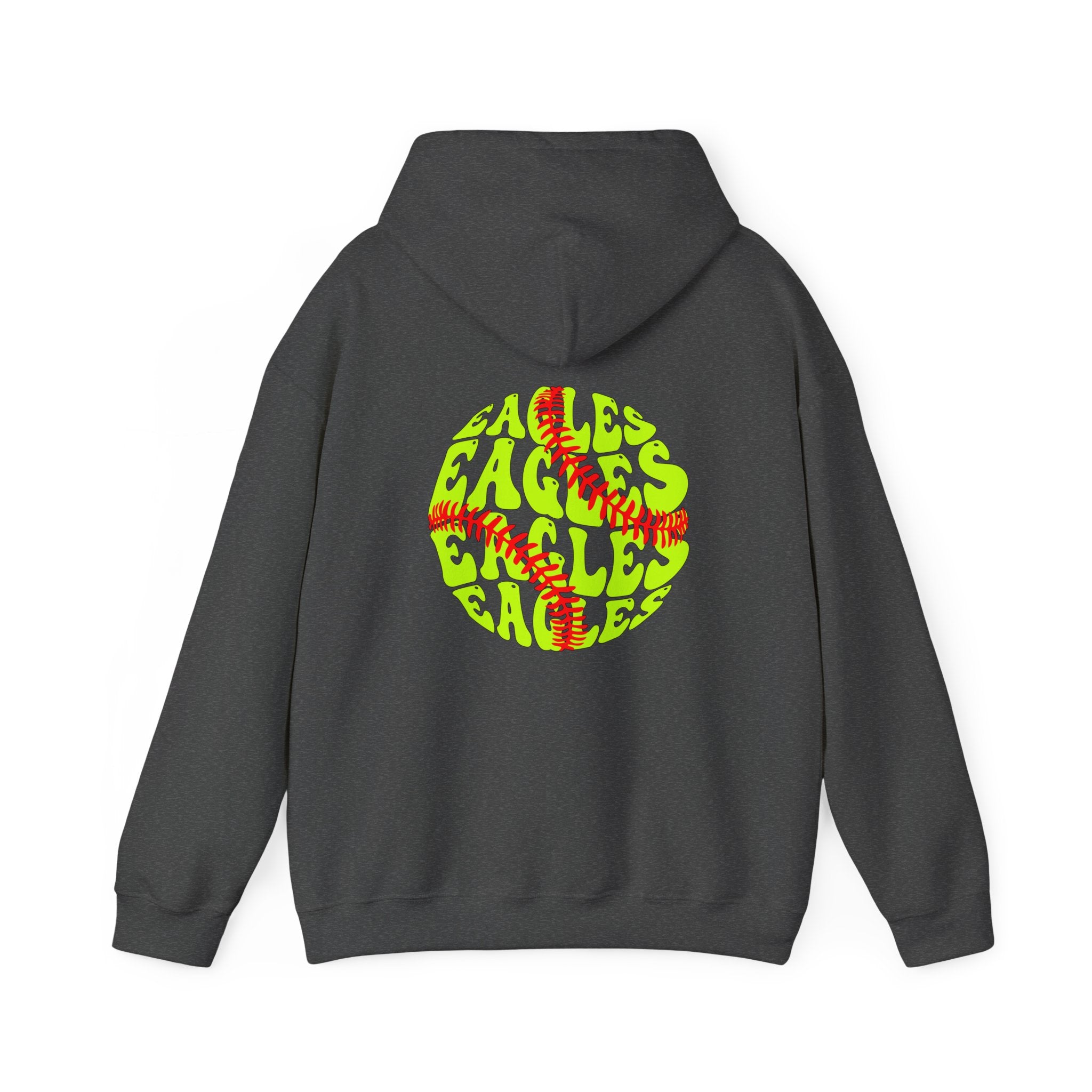 Adult Unisex New Albany Eagles Curveball Graphic Hoodie