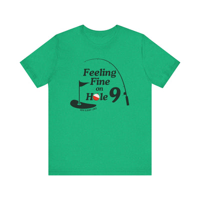 Adult Unisex Hole 9 Links Graphic Short Sleeve Soft Tee