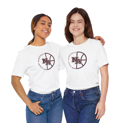 Adult Unisex New Albany Basketball Pick and Roll Graphic Short Sleeve Soft Tee