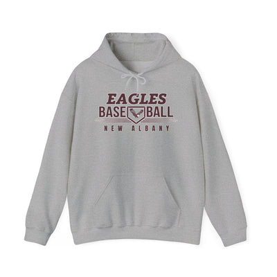 Adult Unisex New Albany Eagles Home Plate Pride Graphic Hoodie