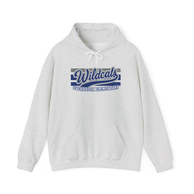 Adult Unisex Overbrook Elementary Wildcats Vintage Distressed Spirit Graphic Hoodie