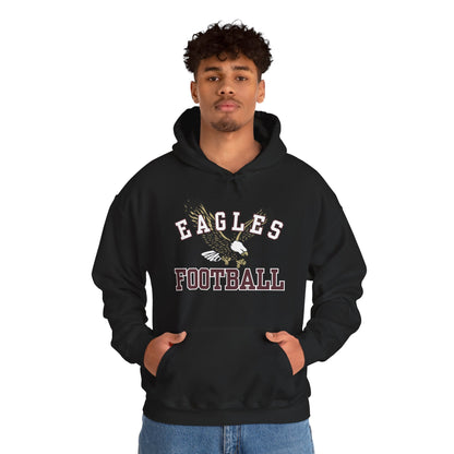 Adult Unisex Flying Football Eagle Graphic Hoodie