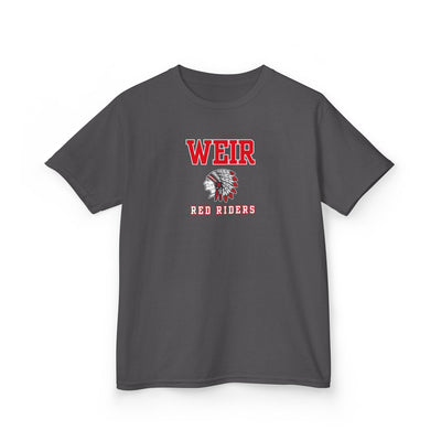 Youth Weir Red Riders Classic Mascot Graphic Short Sleeve Gildan Heavy Tee