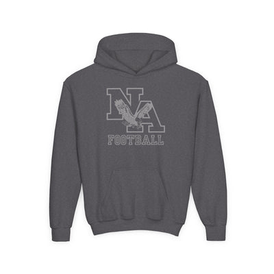 Youth New Albany Tonal Football Logo Graphic Hoodie