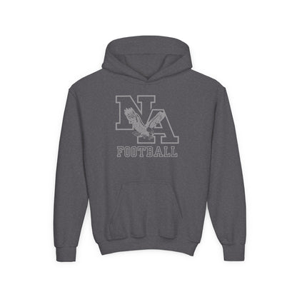 Youth New Albany Tonal Football Logo Graphic Hoodie