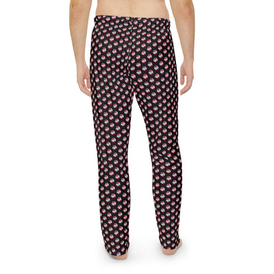 Men's Pajama Pant with Allover Battling Bishop in Baseball Print