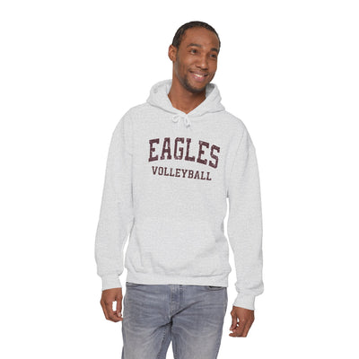 Adult Unisex New Albany Eagles Volleyball Vintage Distressed Graphic Hoodie