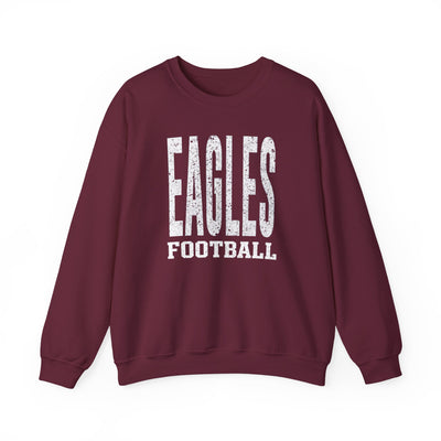 Adult Unisex New Albany Football Distressed Enlarged Graphic Sweatshirt