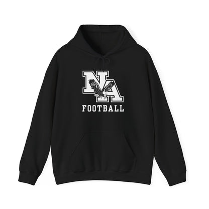 Adult Unisex Classic Logo White Football Graphic Hoodie