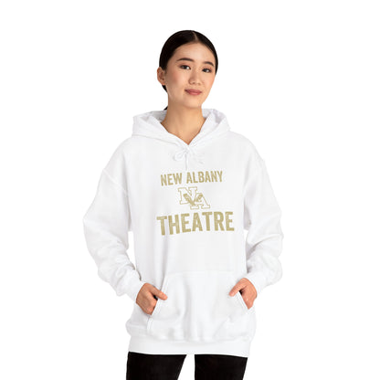 Adult Unisex Vintage Distressed New Albany Theatre Graphic Hoodie