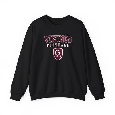 Adult Unisex Columbus Academy Vikings Football Graphic Gildan Heavy Blend Sweatshirt