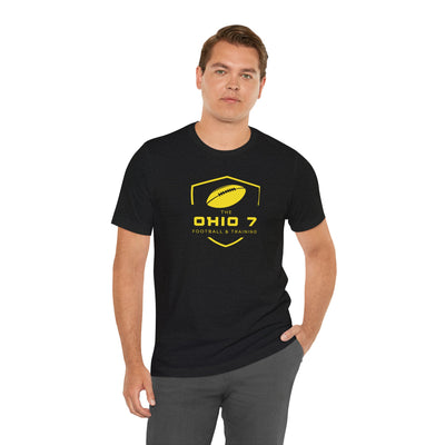 Adult Unisex The Ohio 7 Yellow Logo Short Sleeve Bella + Canvas Soft Tee