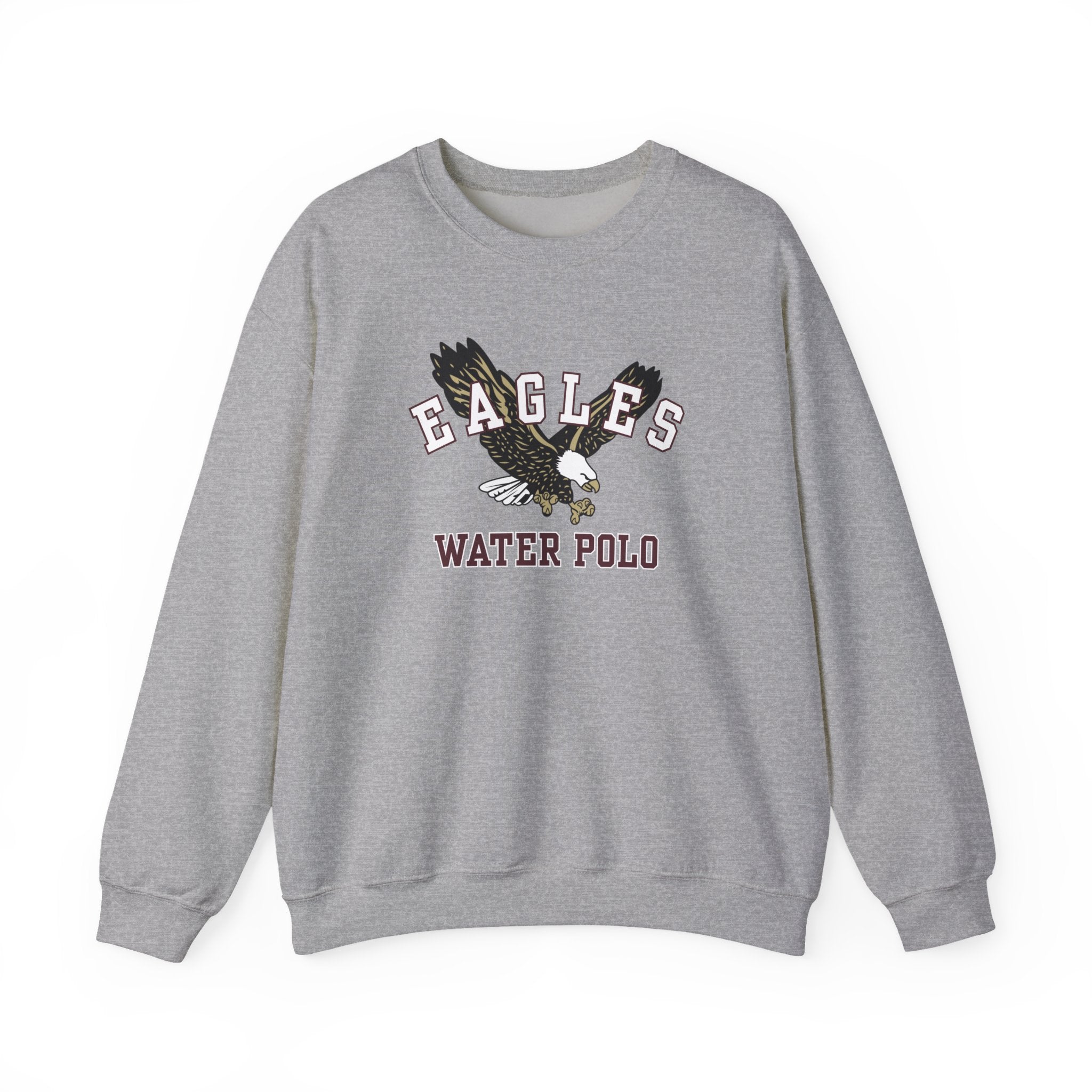 Adult Unisex Flying  Water Polo Eagle Graphic Sweatshirt