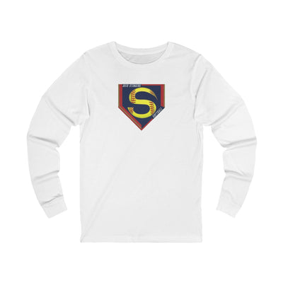 Adult Unisex Stingers Softball Logo Graphic Long Sleeve Bella + Canvas Soft Tee