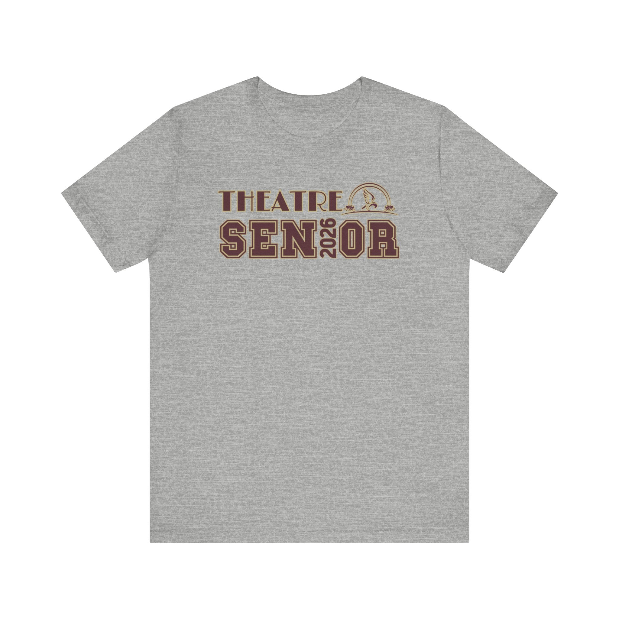 Adult Unisex Theatre Senior Graphic Short Sleeve Soft Tee
