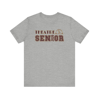 Adult Unisex Theatre Senior Graphic Short Sleeve Soft Tee