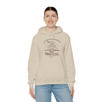 Adult Unisex NAHS Marching Band March Magical Graphic Hoodie