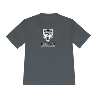 Adult Unisex New Albany Youth Soccer League Crest Graphic Sport-Tek Competitor Performance Tee