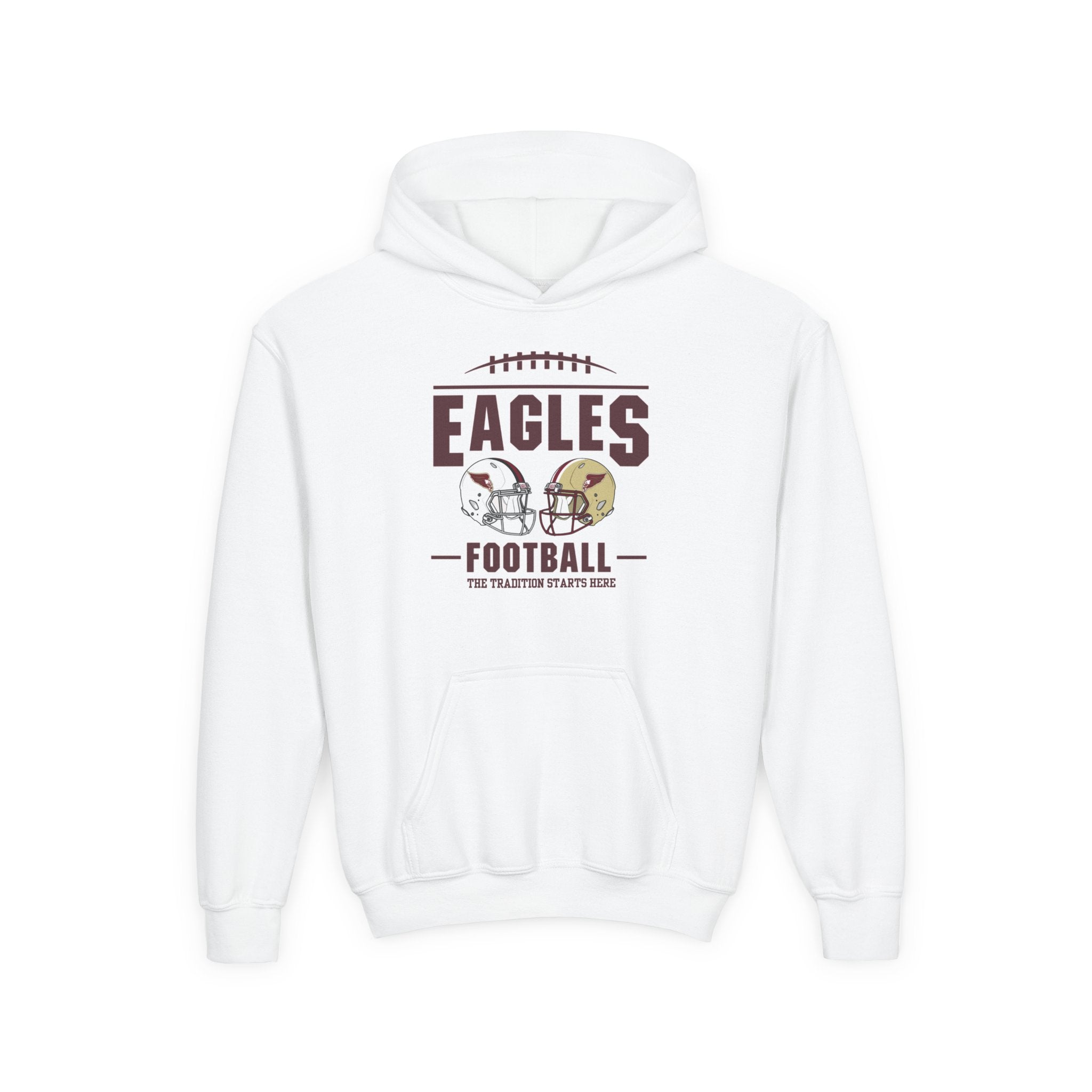 Youth Eagles Tradition Football Graphic Hoodie