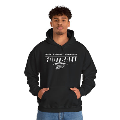 Adult Unisex New Albany Eagles Goal Line Graphic Hoodie