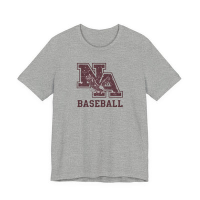Adult Unisex New Albany Baseball Vintage Vibe Logo Graphic Short Sleeve Soft Tee