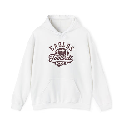 Adult Unisex Eagles Spirit Script Football Mom Graphic Hoodie