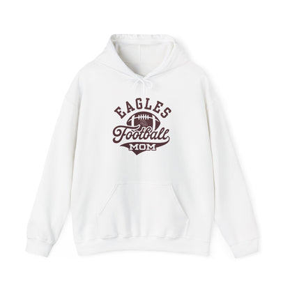 Adult Unisex Eagles Spirit Script Football Mom Graphic Hoodie
