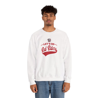 Adult Unisex Let's Go Red Riders Graphic Sweatshirt