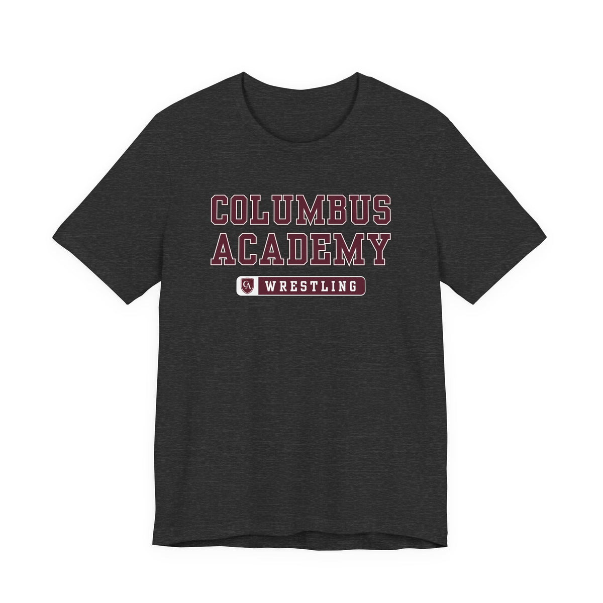 Adult Unisex Columbus Academy Wrestling Graphic Short Sleeve Bella + Canvas Soft Tee