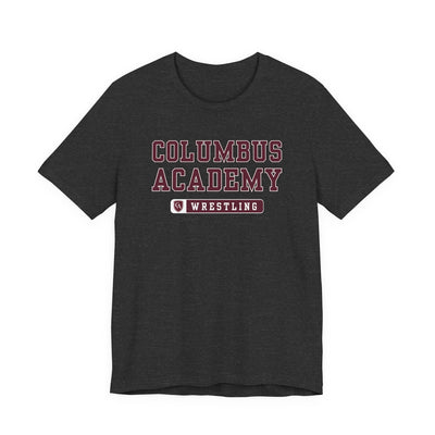 Adult Unisex Columbus Academy Wrestling Graphic Short Sleeve Bella + Canvas Soft Tee