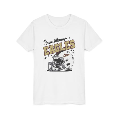 Youth New Albany Eagles Football Pride Graphic Short Sleeve Soft Tee
