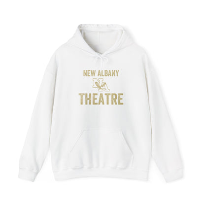 Adult Unisex Vintage Distressed New Albany Theatre Graphic Hoodie