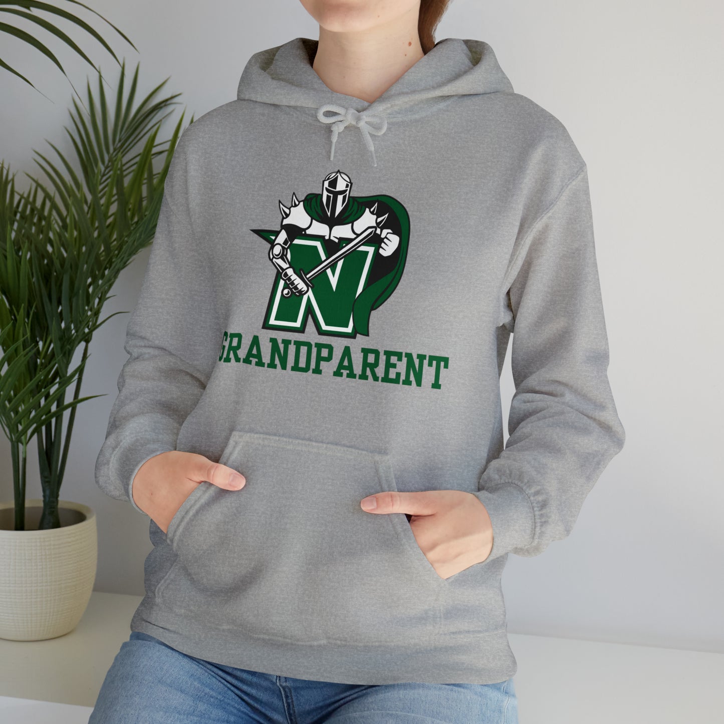 Adult Unisex Grandparent Logo Graphic Hoodie - Nordonia Knights