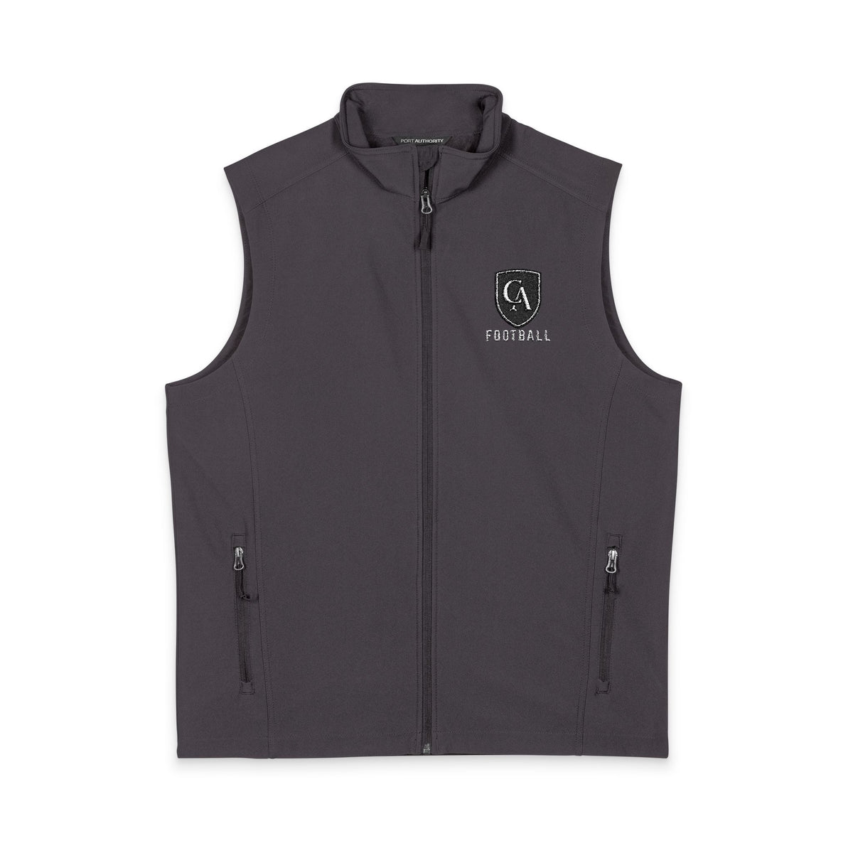 Adult Unisex Columbus Academy Football Embroidered Core Soft Shell Vest