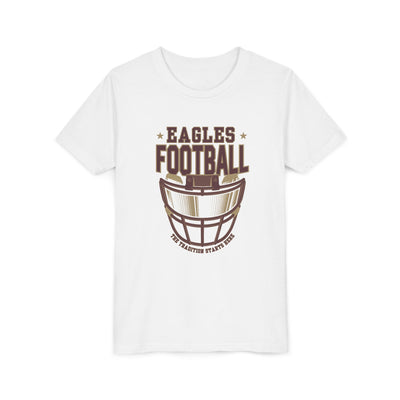 Youth Eagles Maroon Hype Helmet Graphic Short Sleeve Soft Tee