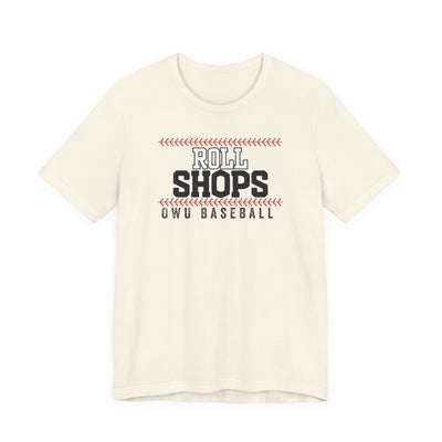 Adult Unisex OWU Roll Shops Baseball Graphic Short Sleeve Soft Tee