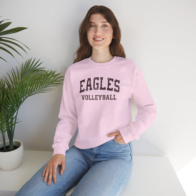 Adult Unisex New Albany Eagles Volleyball Vintage Distressed Graphic Sweatshirt