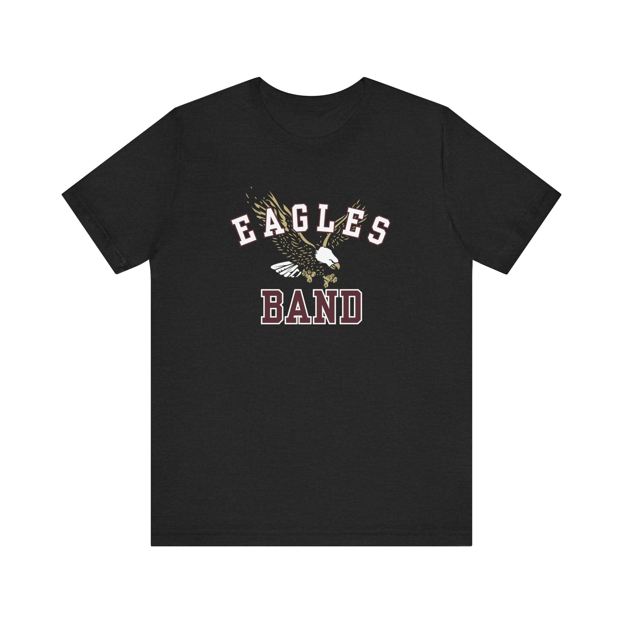 Adult Unisex Flying Band Eagle Graphic Short Sleeve Soft Tee