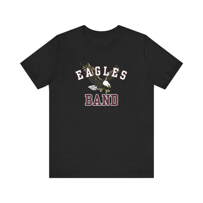 Adult Unisex Flying Band Eagle Graphic Short Sleeve Soft Tee