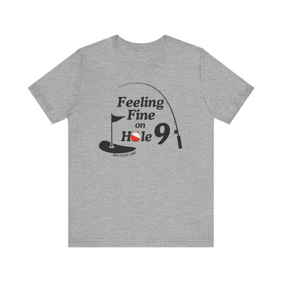 Adult Unisex Hole 9 Links Graphic Short Sleeve Soft Tee