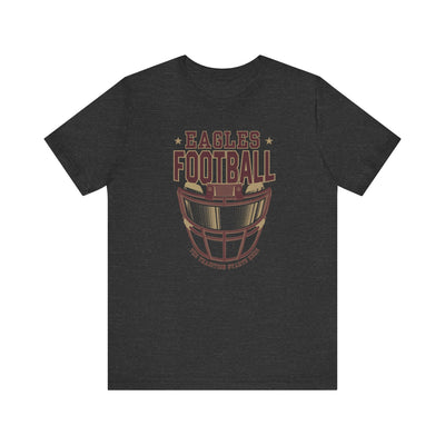 Adult Unisex Eagles Maroon Hype Helmet Graphic Short Sleeve Soft Tee