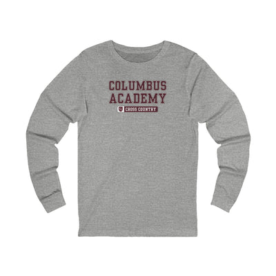 Adult Unisex Columbus Academy Cross Country Graphic Long Sleeve Bella + Canvas Soft Tee