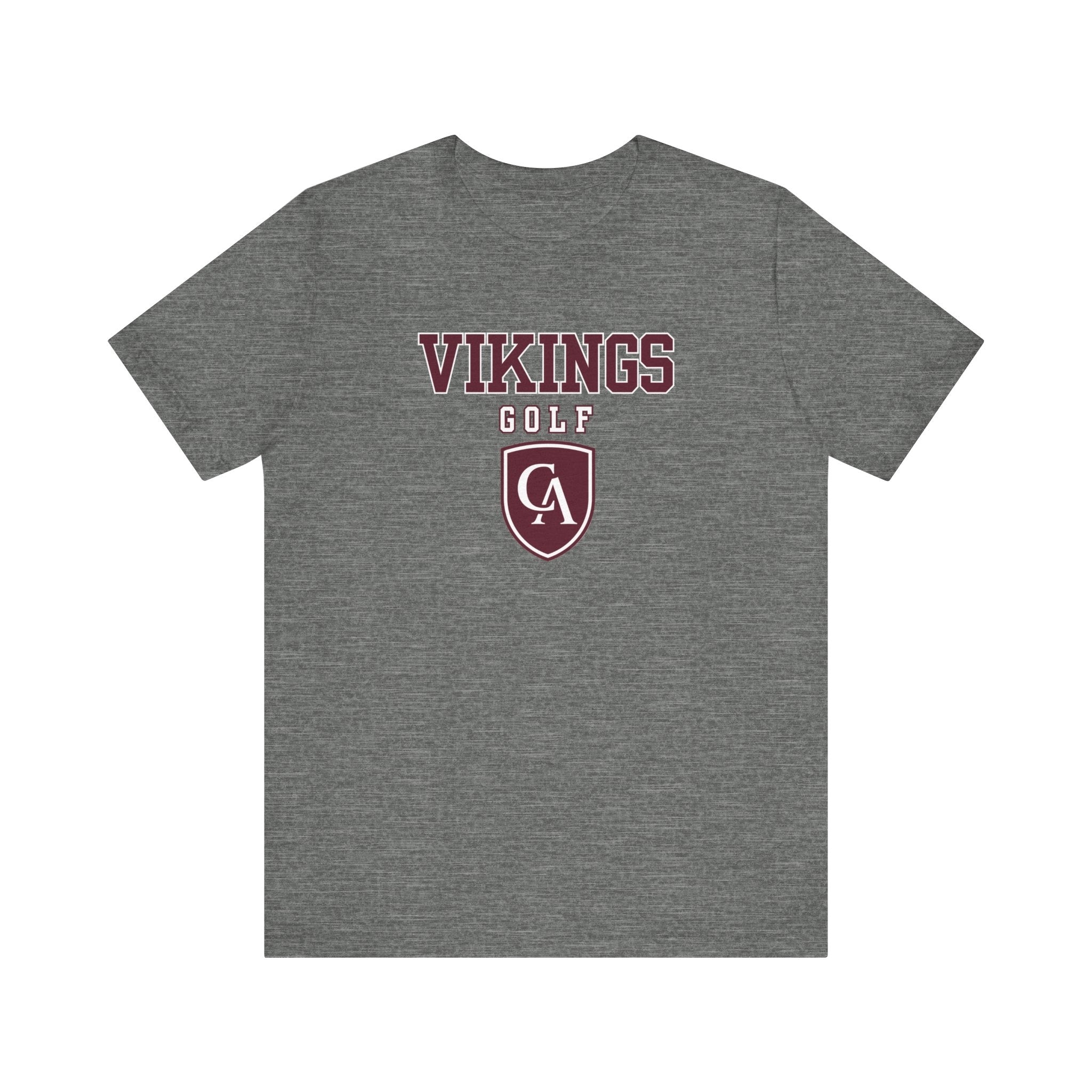 Adult Unisex Columbus Academy Vikings Golf Graphic Short Sleeve Bella + Canvas Soft Tee