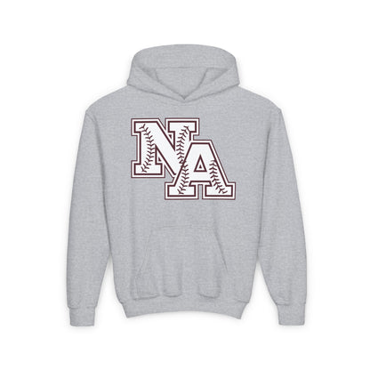 Youth Baseball Stitches Classic Logo Graphic Hoodie