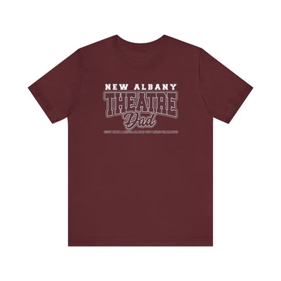 Adult Unisex New Albany Theatre Dramatic Dad Short Sleeve Soft Tee