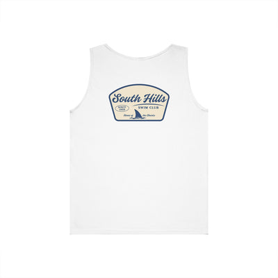 Adult Unisex South Hills Swim Club Home of the Sharks Graphic Tank