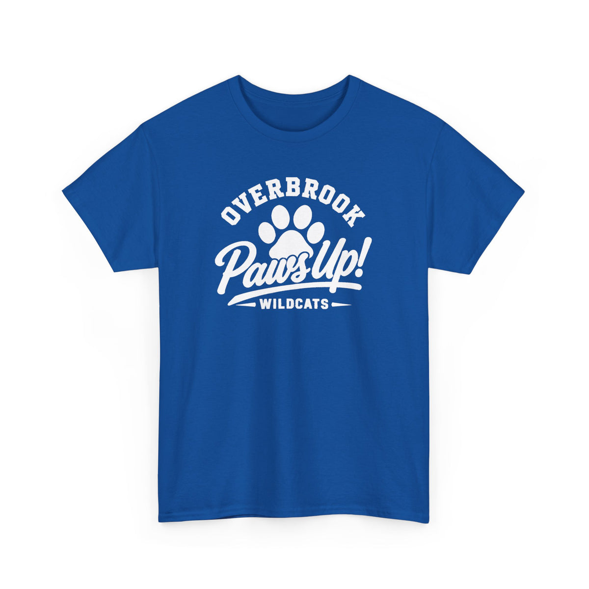 Adult Unisex Overbrook Elementary Paws Up Graphic Gildan Classic Tee