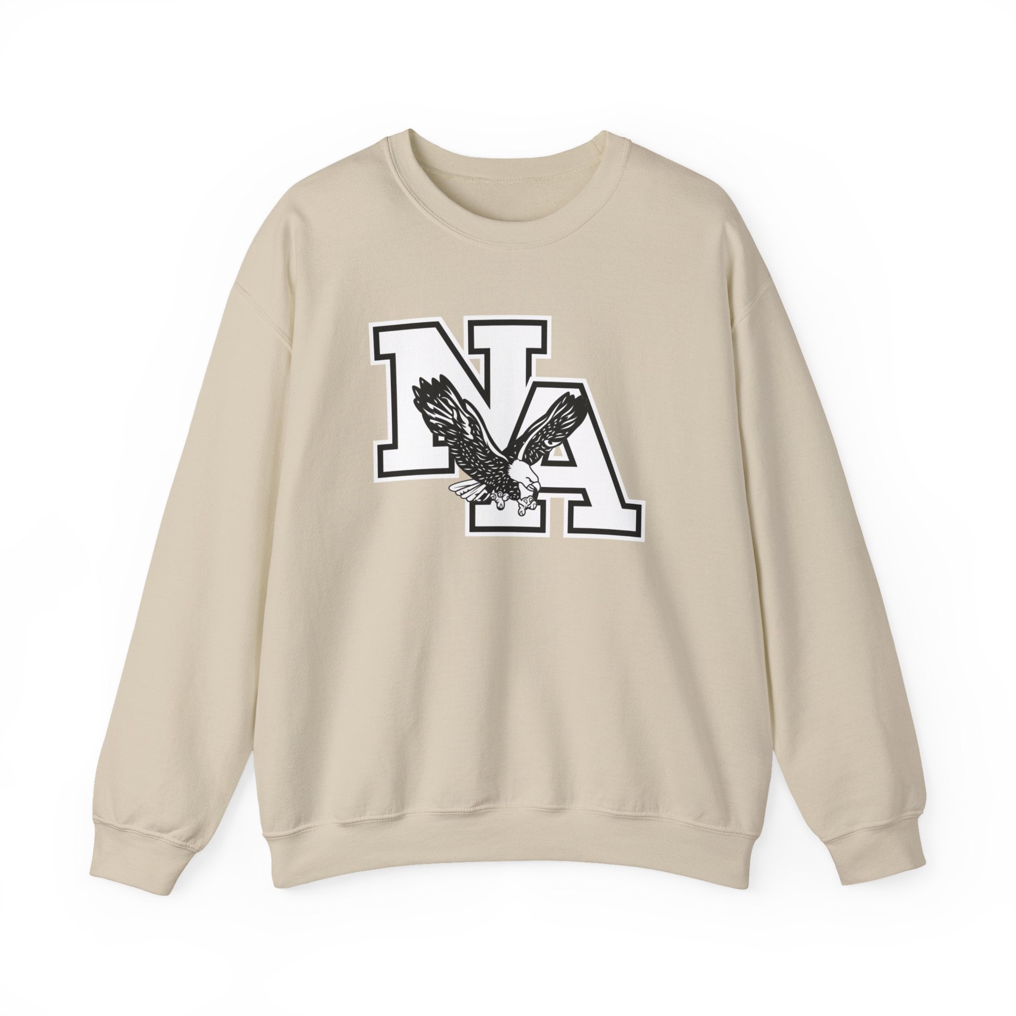 Adult Unisex Classic White and Black Logo Graphic Sweatshirt