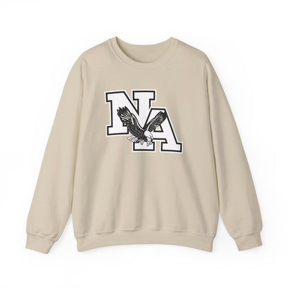 Adult Unisex Classic White and Black Logo Graphic Sweatshirt