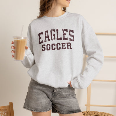 Adult Unisex New Albany Eagles Soccer Vintage Distressed Graphic Sweatshirt